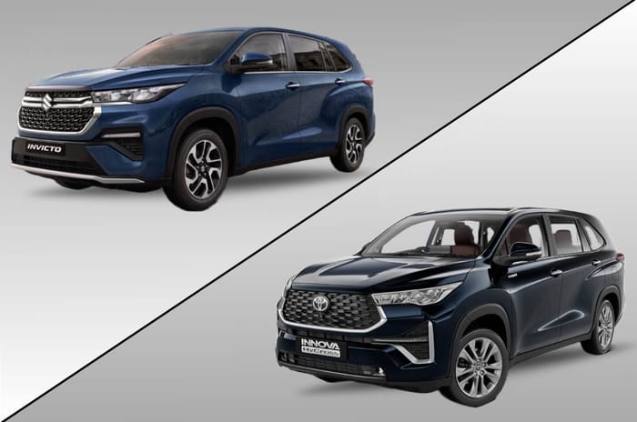 Toyota Innova Hycross vs Maruti Suzuki Invicto Toyota Innova Hycross vs Maruti Suzuki Invicto